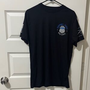 Grunt Style Black Support Graphic Tee